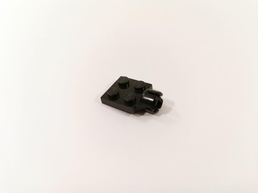 Lego - plate - koppling - hona - 2x2 - part 3730 - svart