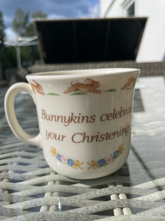 Bunnykins mugg - dop BUNNYKINS CELEBRATE YOUR CHRISTENING