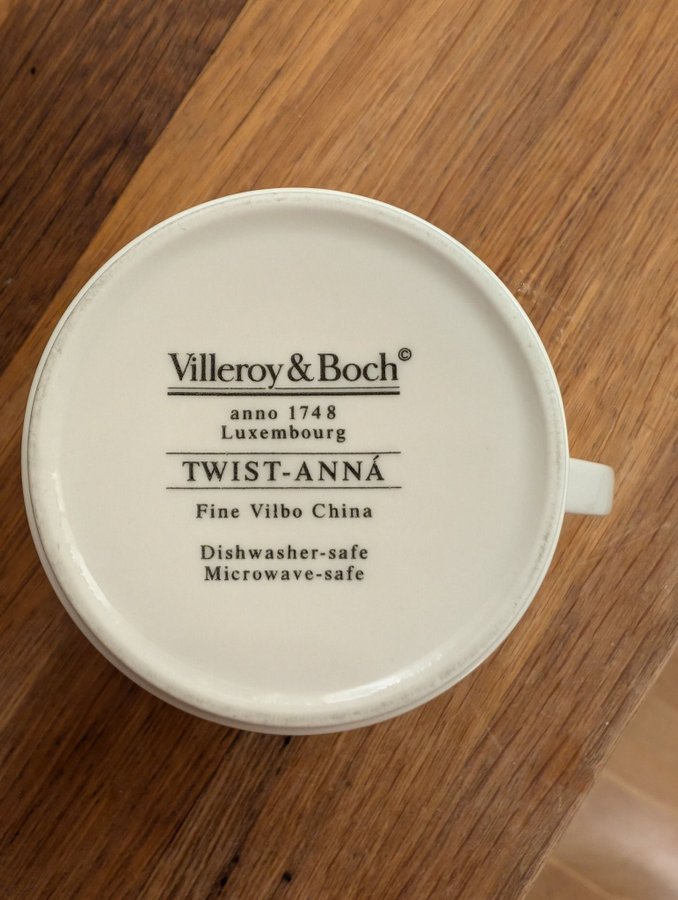 Villeroy  Boch Twist-Anna Koppar  Fat