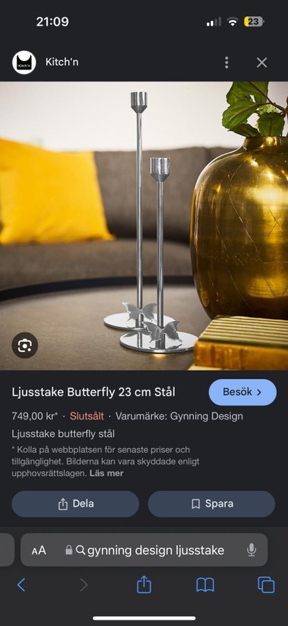 Gynning Design Ljusstakar