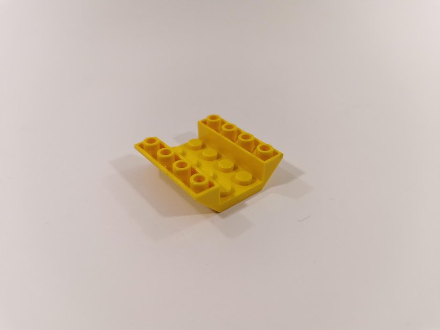 Lego - slope - underdel - 4x4 - part 4854 - gul