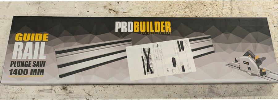 Probuilder Guide Rail 1400 mm Sänksåg Bygg Snickerier