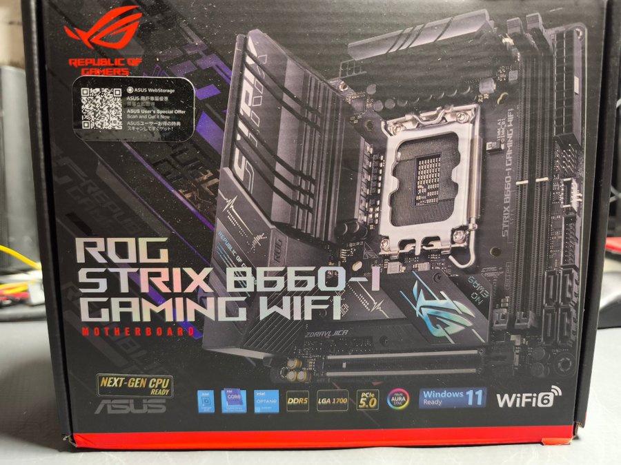 ASUS ROG STRIX B660-I GAMING WIFI Motherboard