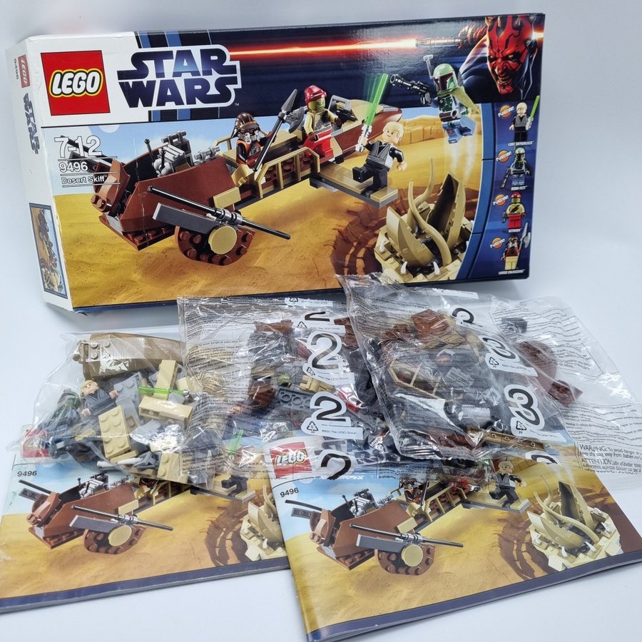 FAST PRIS! 9496 LEGO Star Wars DESERT SKIFF Komplett