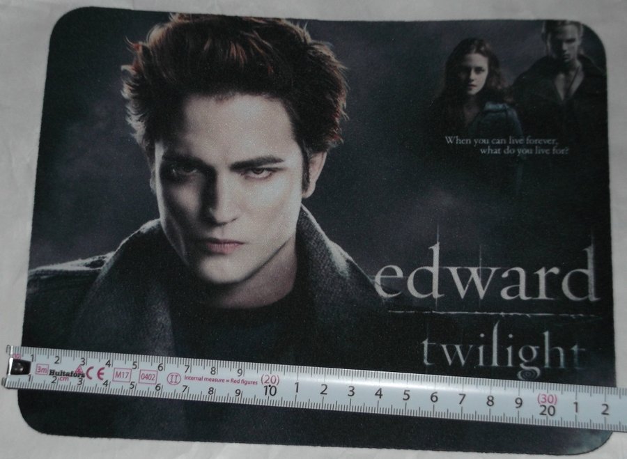 Twilight Musmatta Tyg Robert Pattinson Kristen Stewart Edward Bella James Vampyr