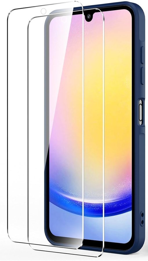 3-pack Samsung Galaxy A25 5G härdat glas skärmskydd