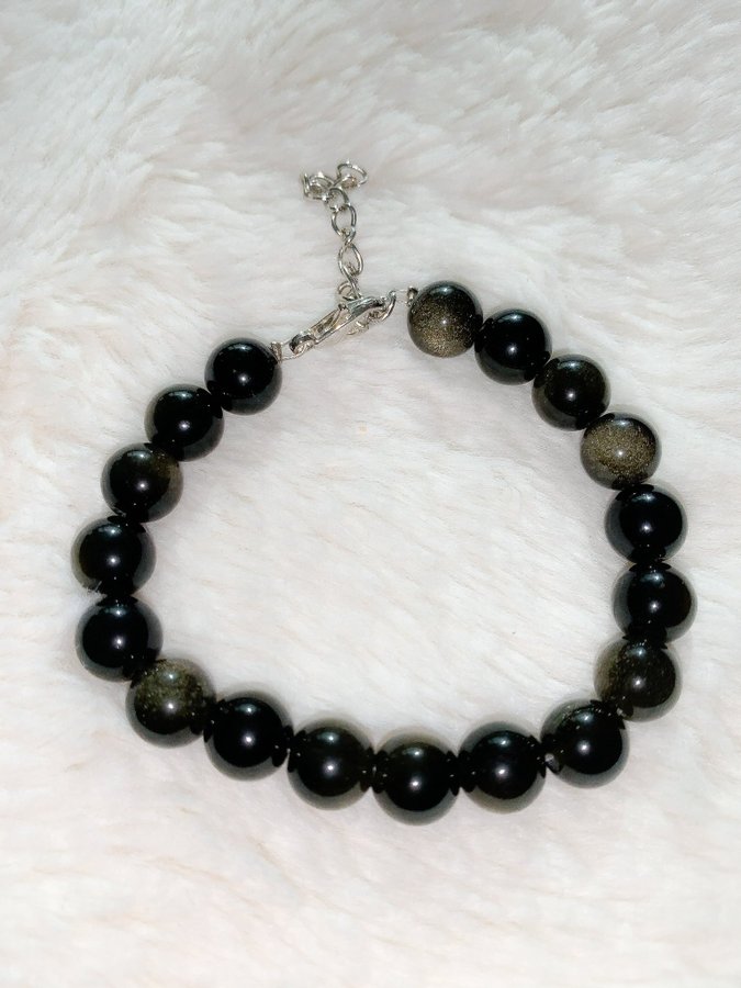 Armband av obsidian