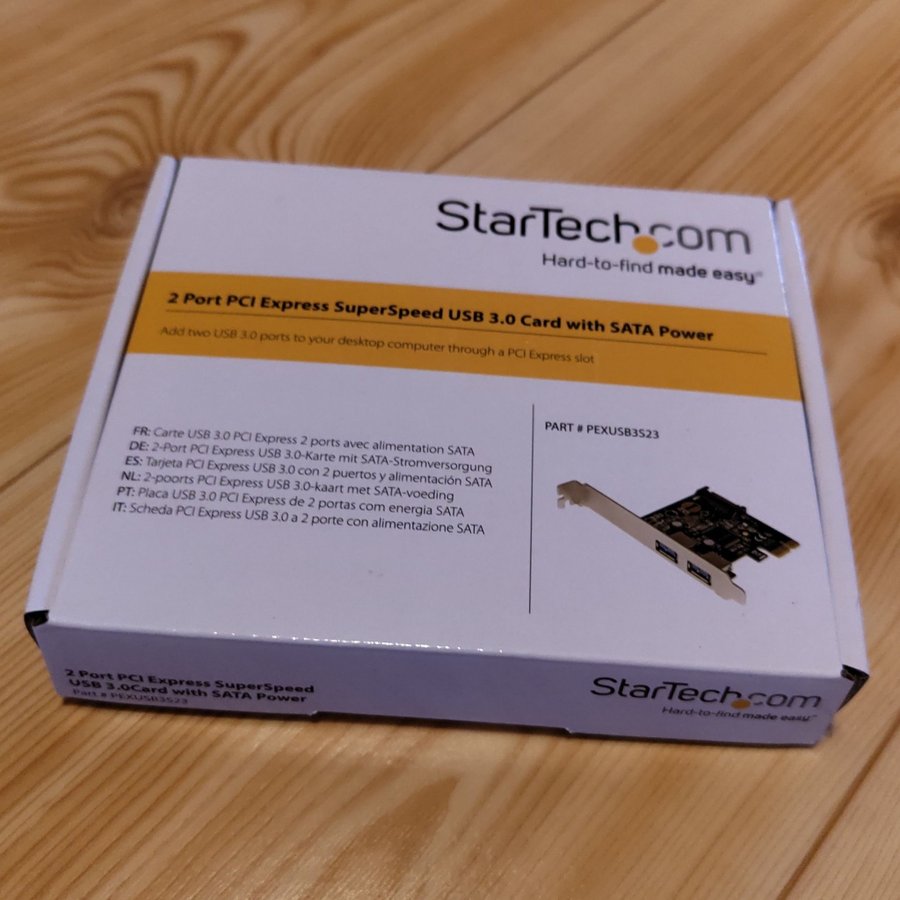 StarTech 2-ports PCI Express SuperSpeed USB 3.0-kort med