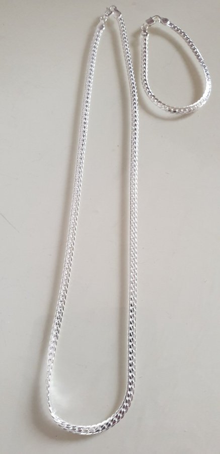 Silver armband-och halsband- stämplade 925