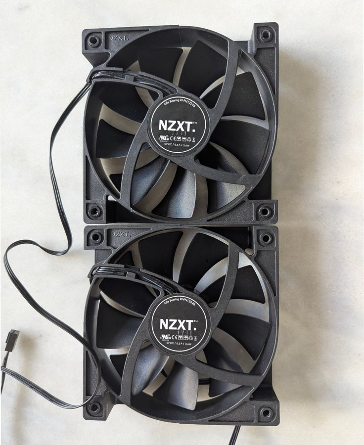 NZXT Aer F120-fläktar oanvända