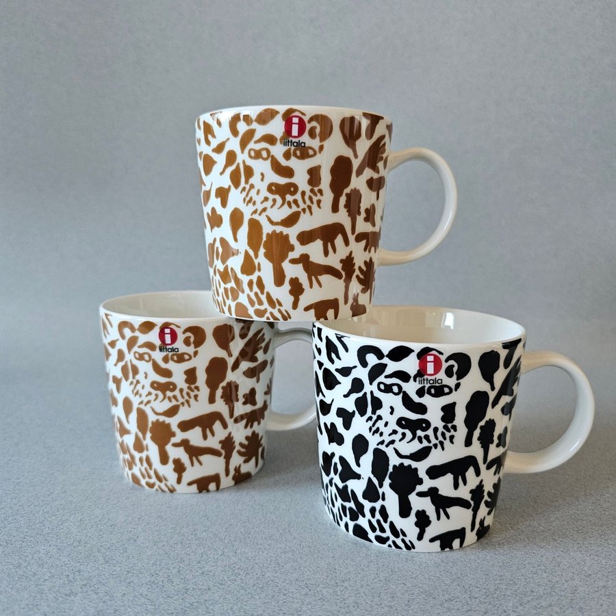 iittala muggar Oiva Toikka Cheetah 40 cl Finland kopp