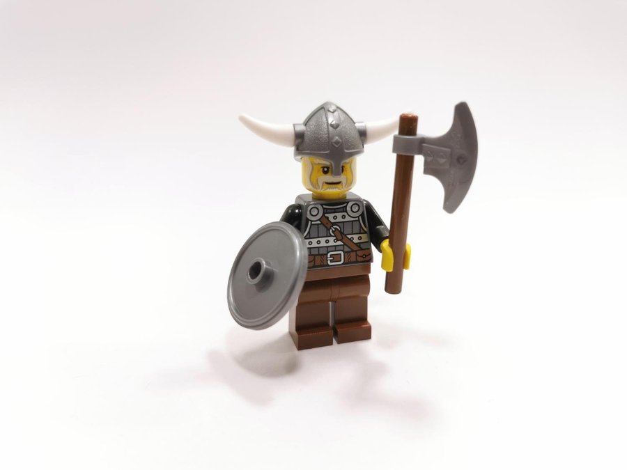 Lego - minifigur - viking - vikings - warrior - med utrustning (ny vara)