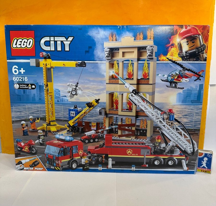 LEGO 60216 City Fire Brandkåren i centrum (Antal delar 943)