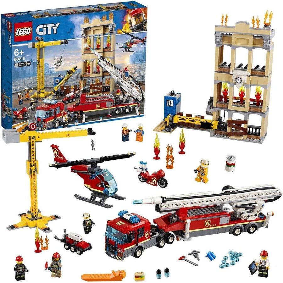 LEGO 60216 City Fire Brandkåren i centrum (Antal delar 943)