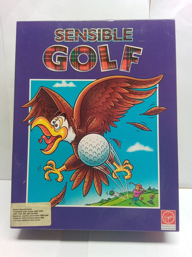 Sensible Golf big box Commodore Amiga