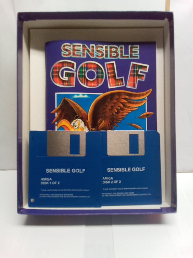 Sensible Golf big box Commodore Amiga