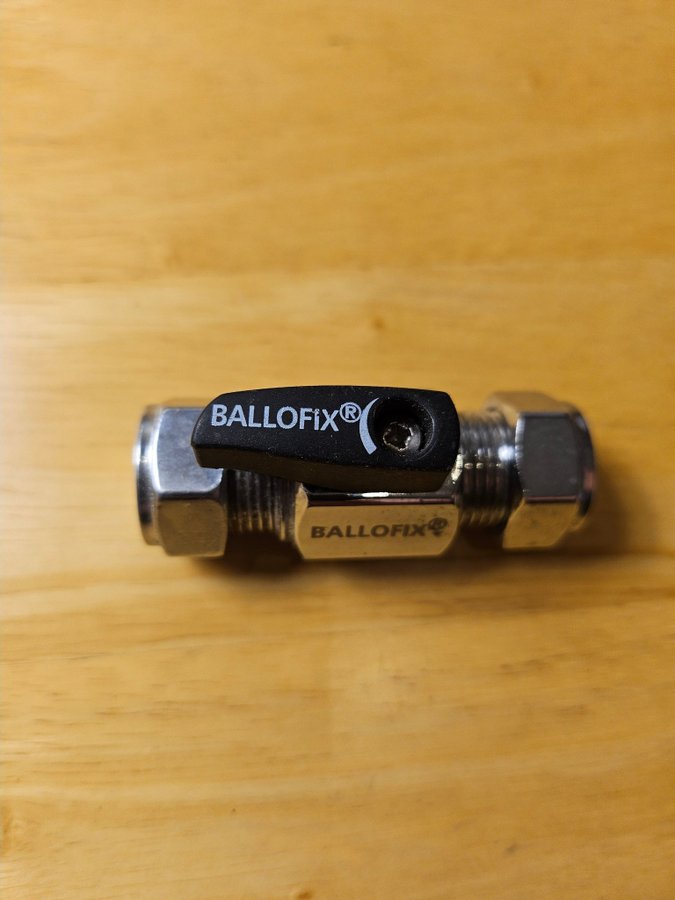 Kulventil Ballofix 12 mm