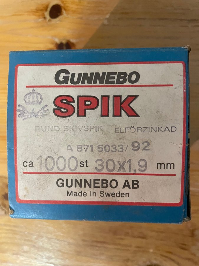 Gunnebo Spik 30x1,9 mm