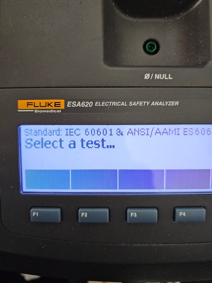 Fluke ESA620 Elektrisk Säkerhetsanalysator