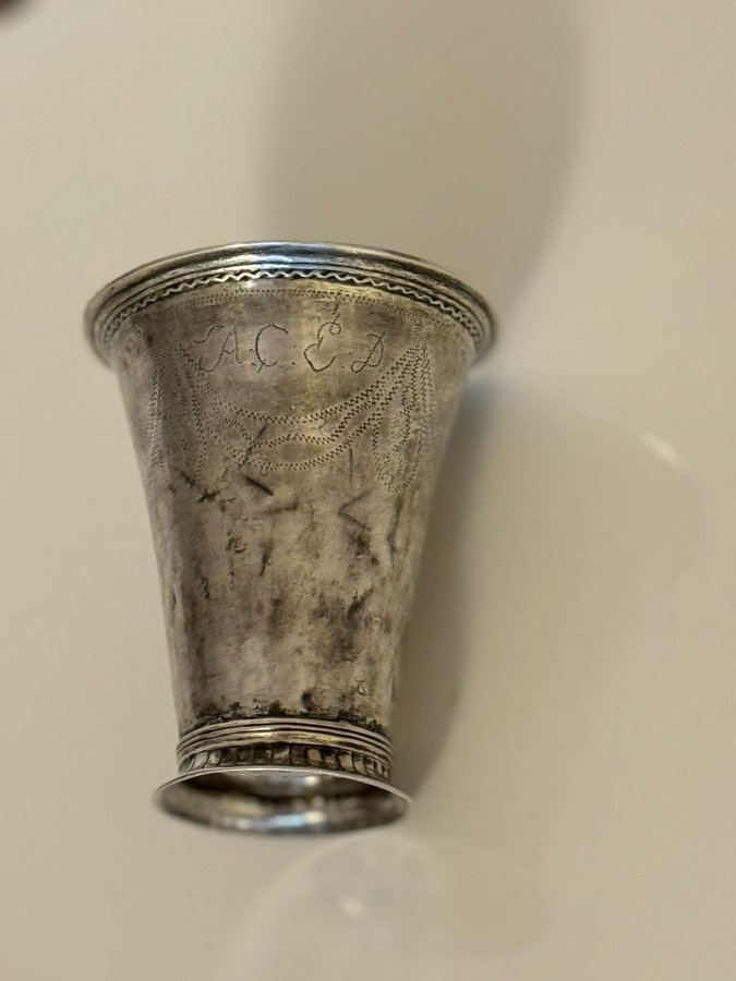 Antik Silverbägare, 1700-1800 talet