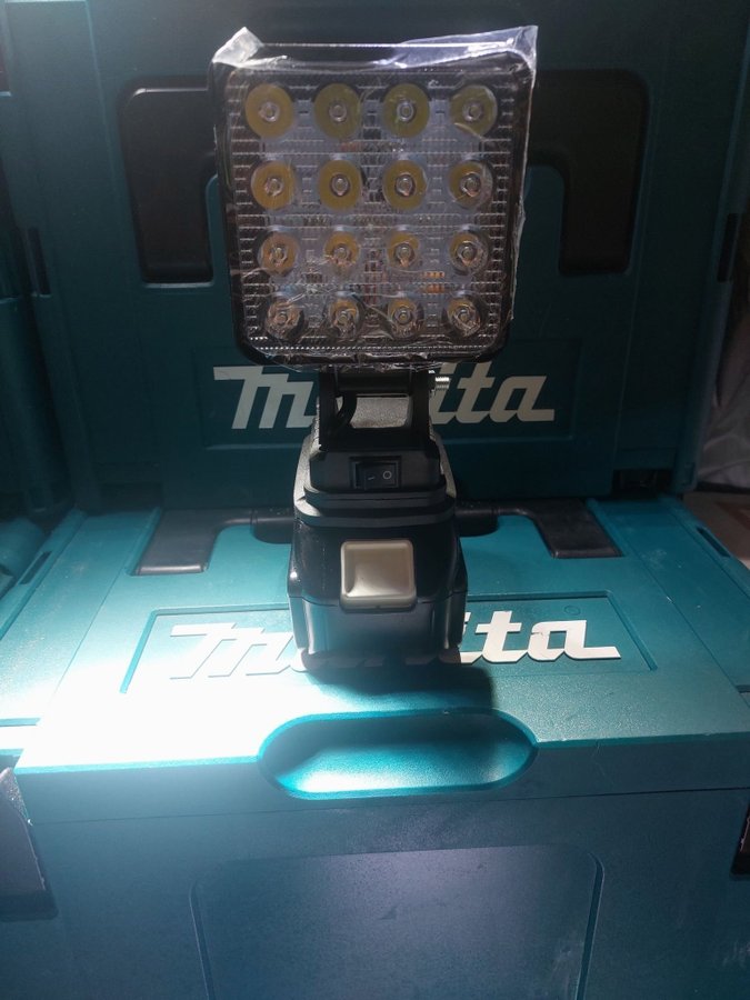 LED-arbetslampa för Makita 18v batteri