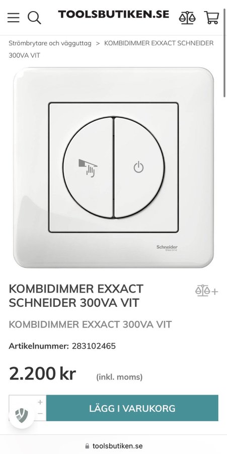 Kombidimmer Exxact Schneider