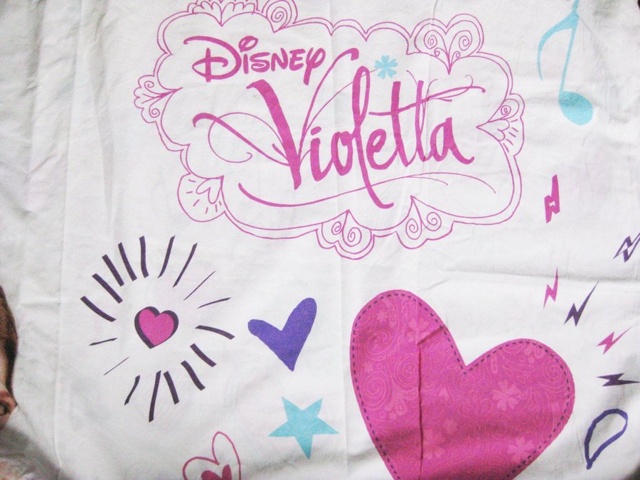 Retro Sängkläder Violetta DISNEY påslakan