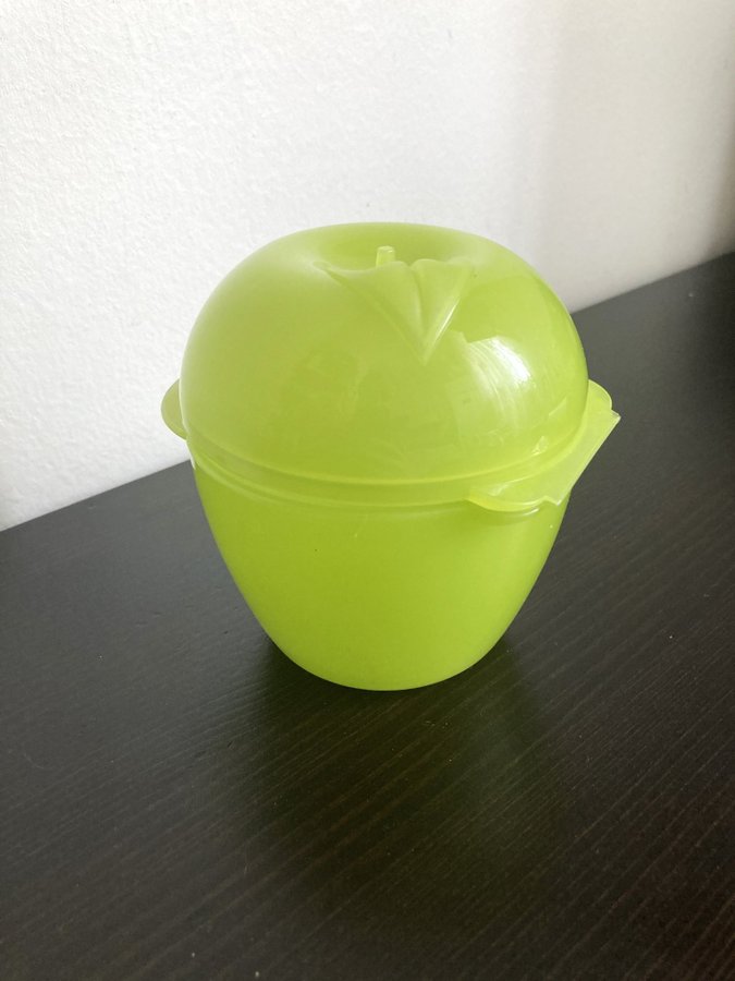 Tupperware grönt äpple burk förvaring babuska