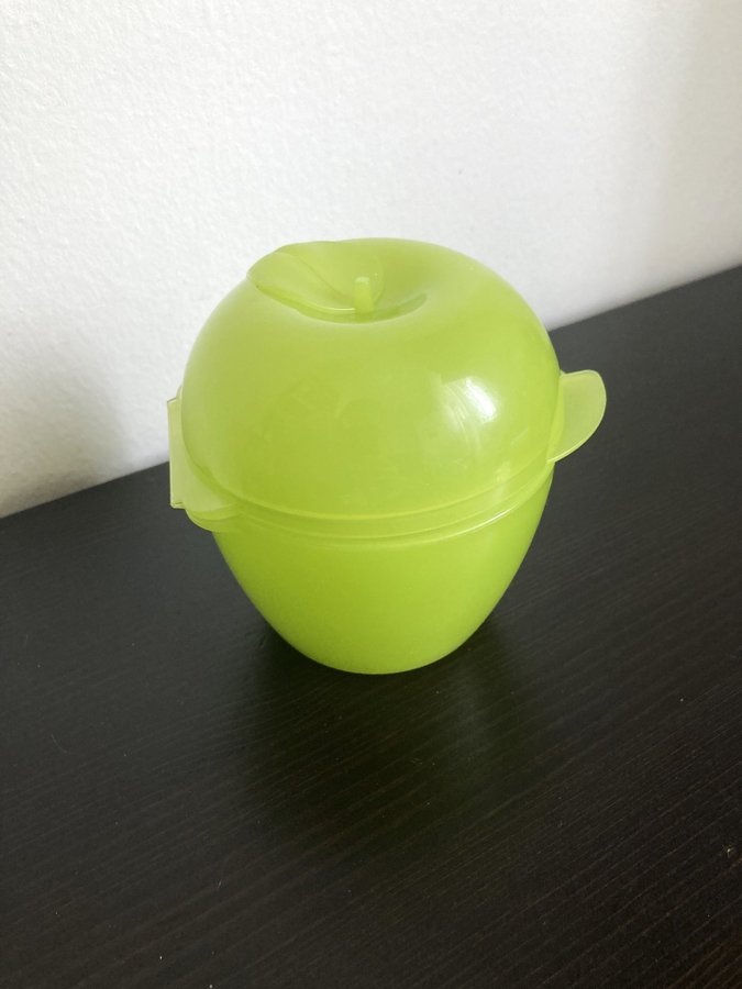 Tupperware grönt äpple burk förvaring babuska