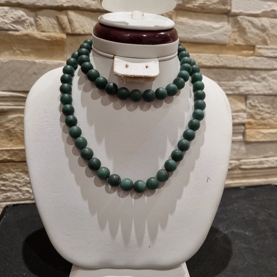 Jade sten halsband