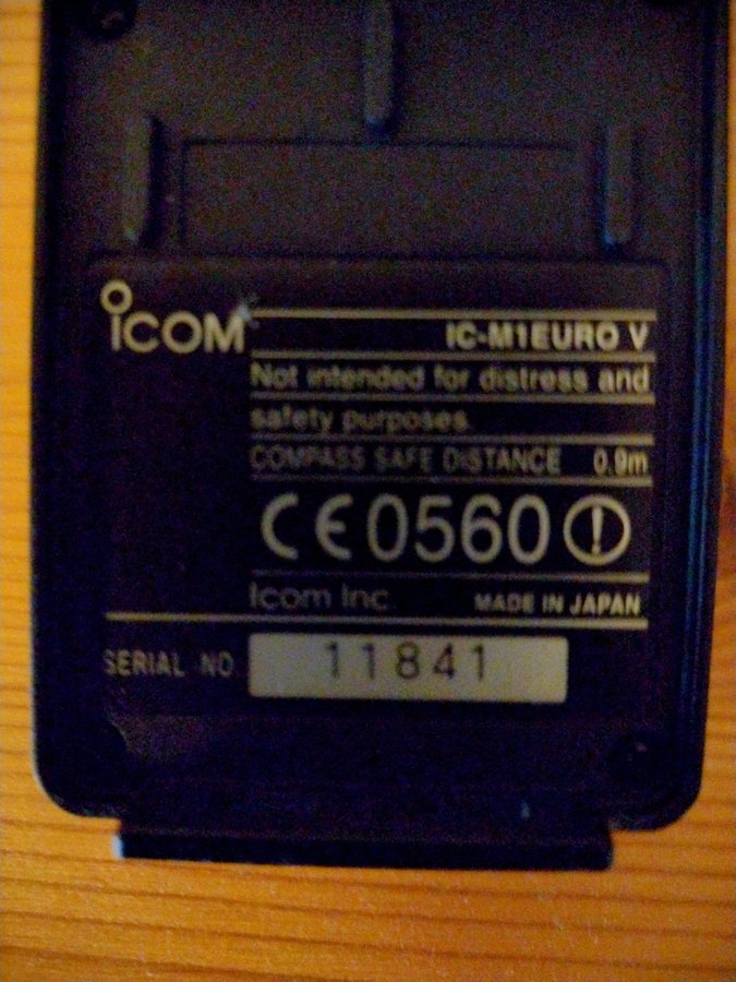 ICOM IC-M1EURO V VHF-radio