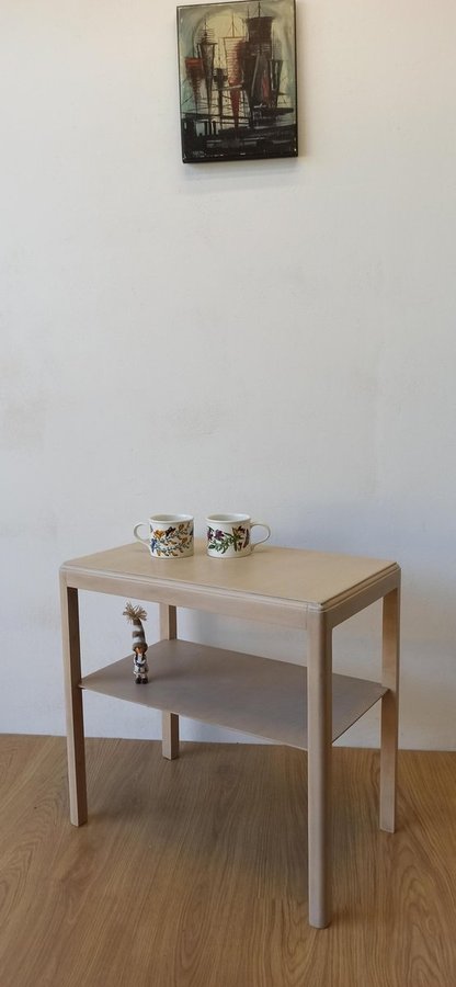 Vintage Side Table with Shelf