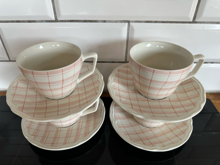 4styck med fat Retro Ikea stora kaffe/temuggar - vintage tekopp kaffekopp