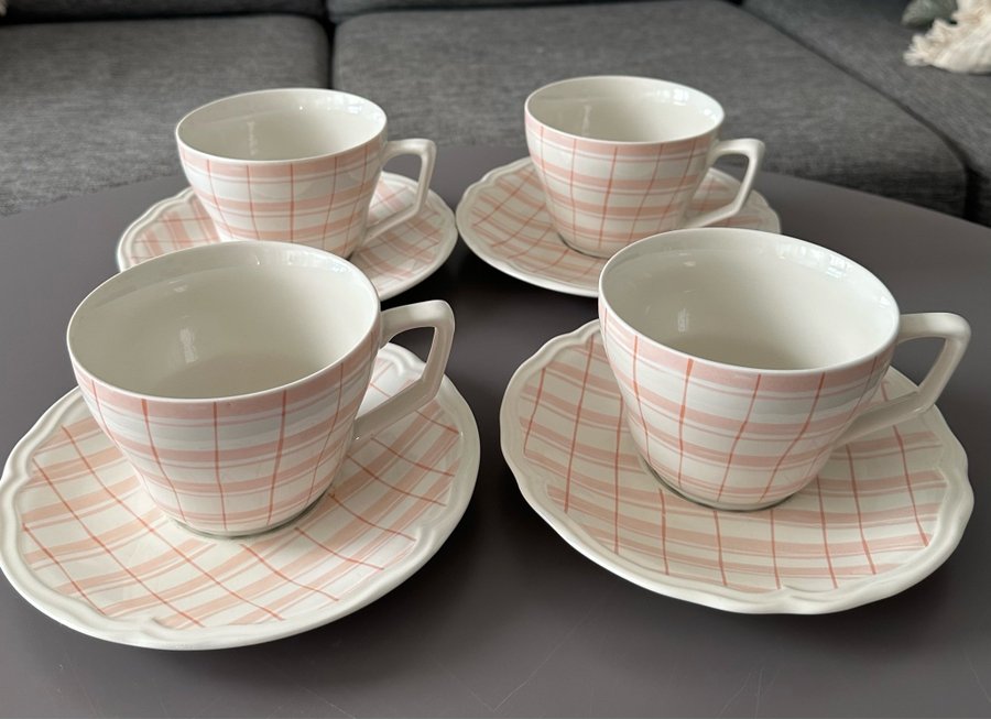 4styck med fat Retro Ikea stora kaffe/temuggar - vintage tekopp kaffekopp