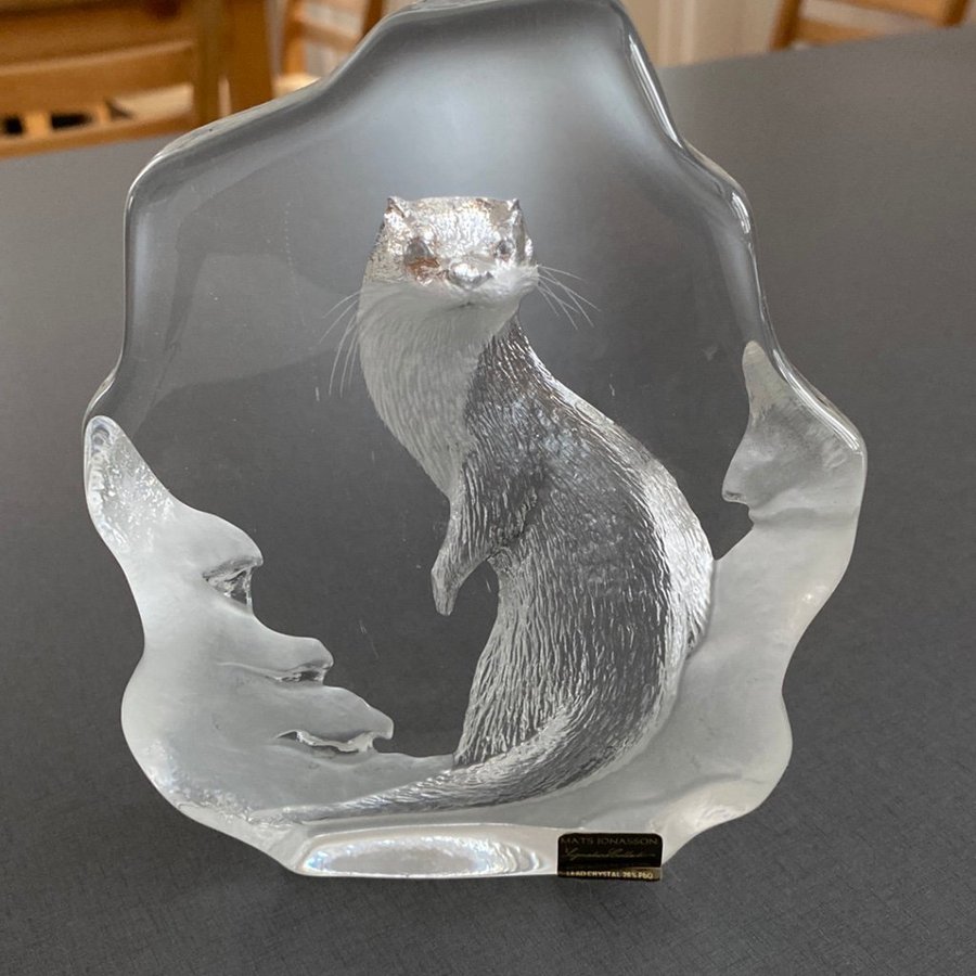 Mats Jonasson Sweden glas skulptur