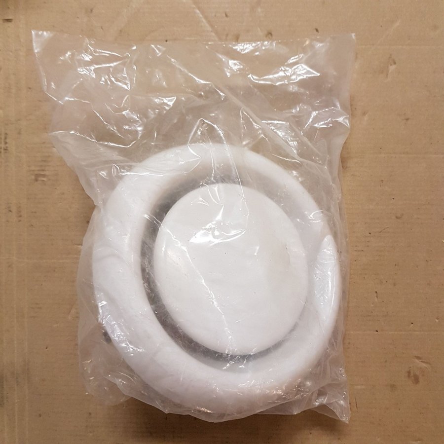 FRÅNLUFTSVENTIL 100mm Vit Plast