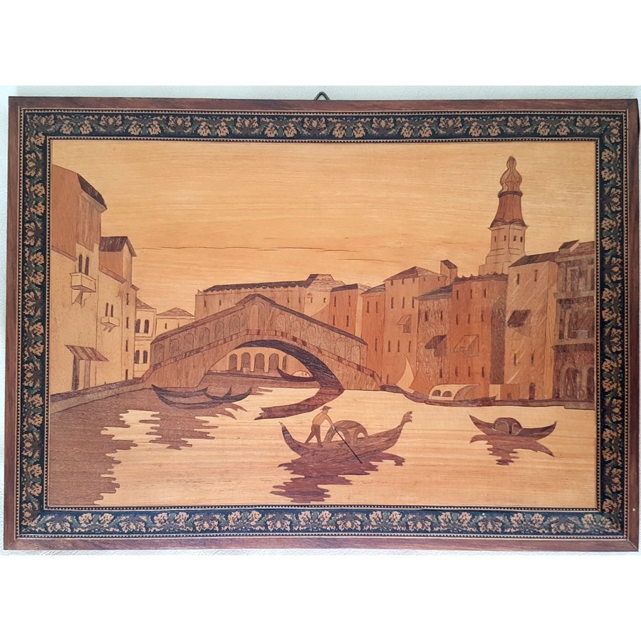 Venedig. Art Deco intarsia, retro vintage