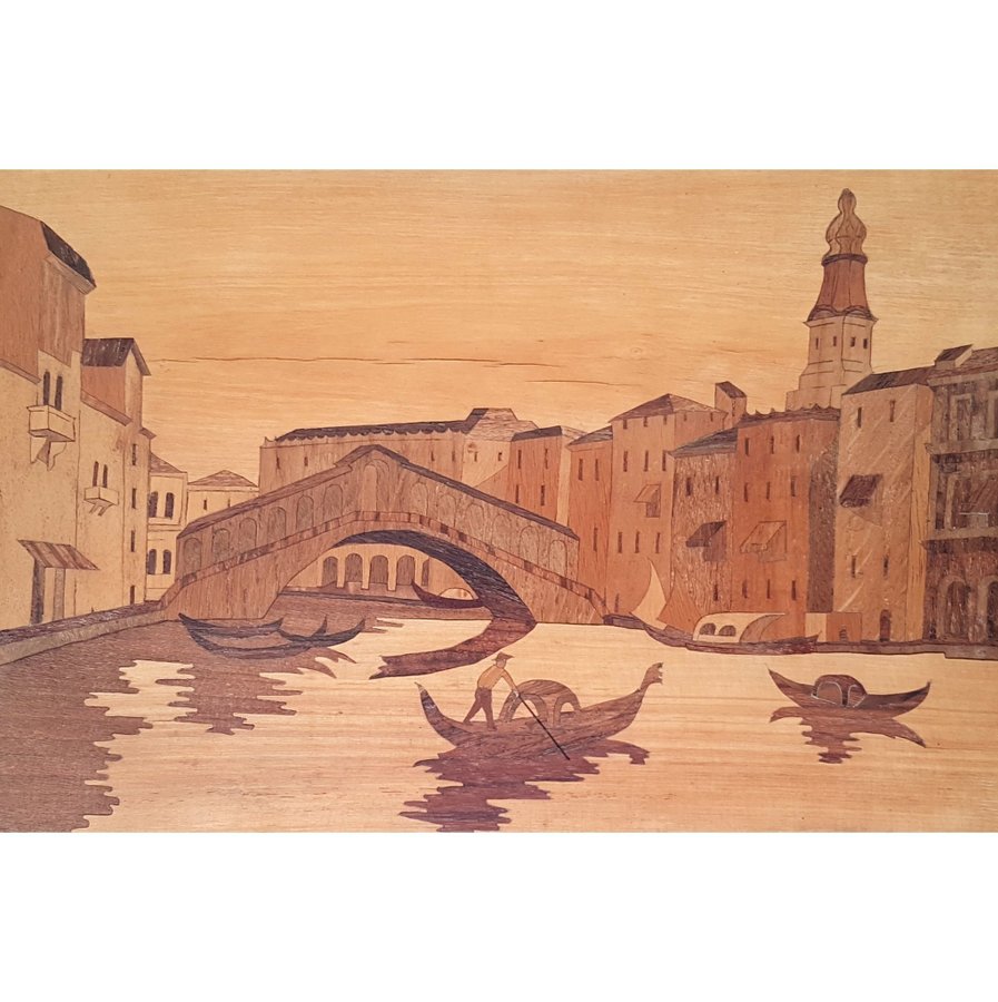 Venedig. Art Deco intarsia, retro vintage