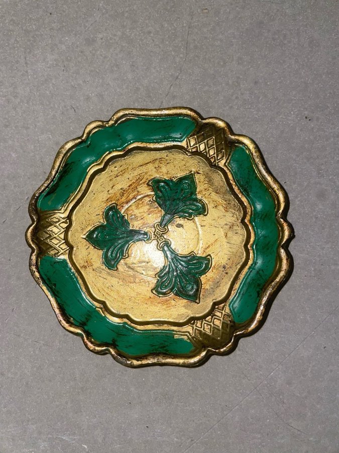 Italienska Vintage florentine coasters från 1900 talet