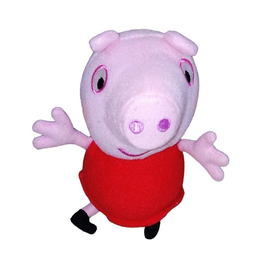 Peppa Gris Plyschleksak Greta Gris