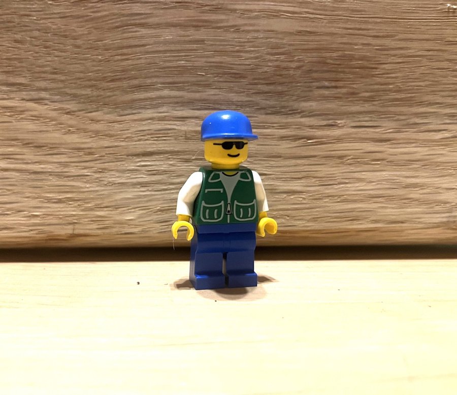 LEGO Minifigur: Man med grön jacka från LEGO Town