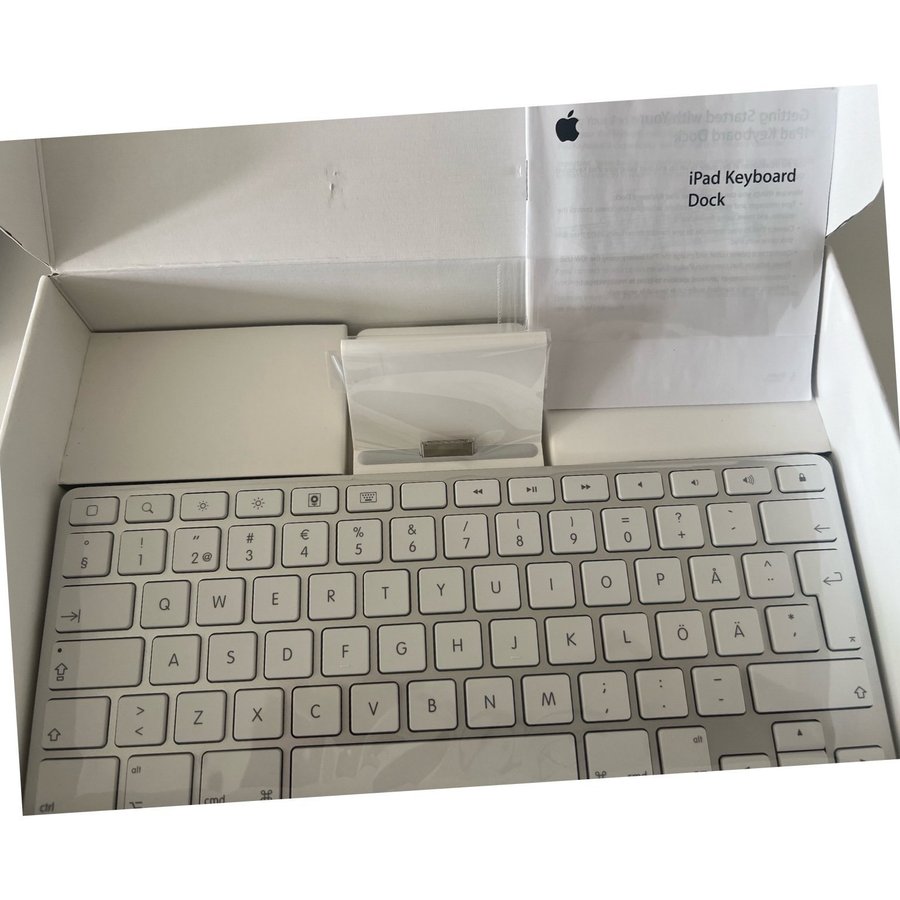 Helt nytt Apple iPad Keyboard Dock svensk leyout