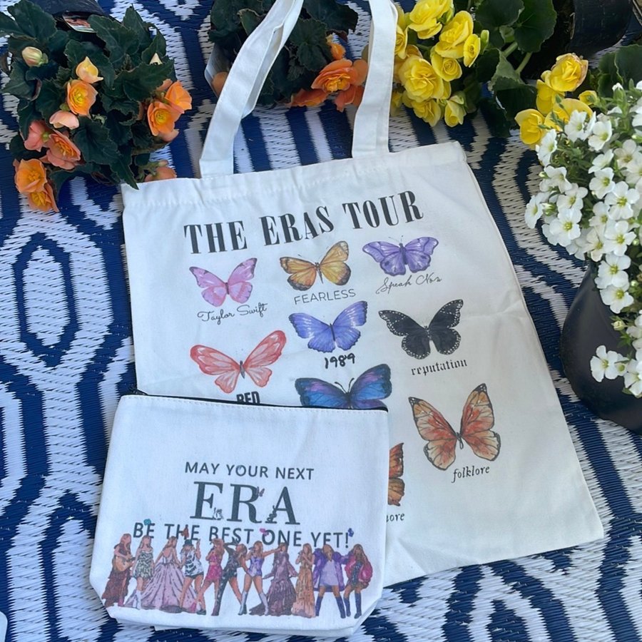 Butterfly set Taylor Swifties swift konsert Stockholm midnights Tote Bag