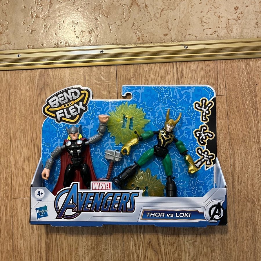 Marvel Avengers Bend and Flex Thor vs Loki Figurset