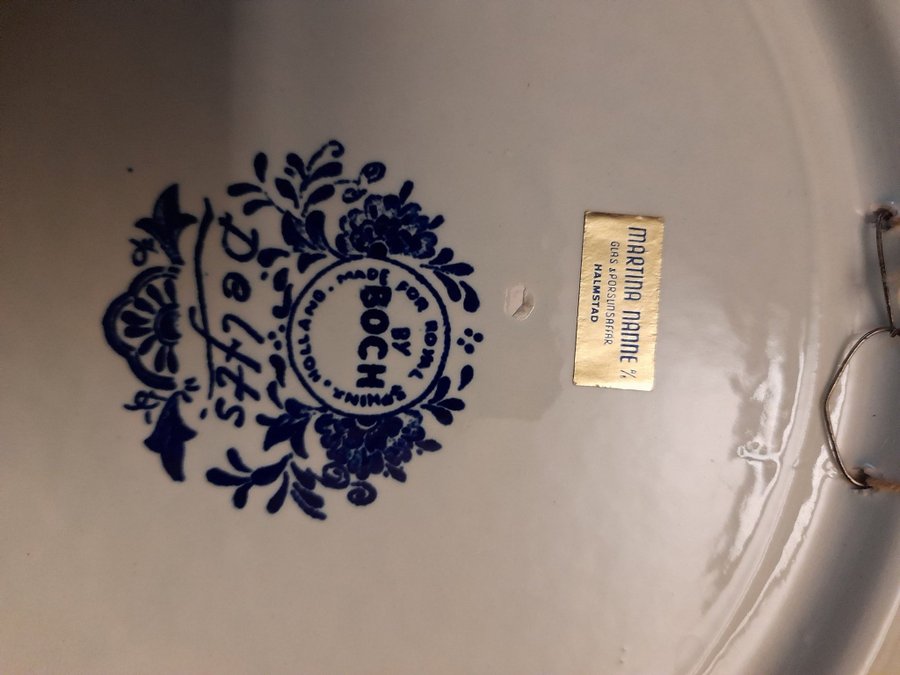 Royal Boch Delft Tallrik 38 cm diameter