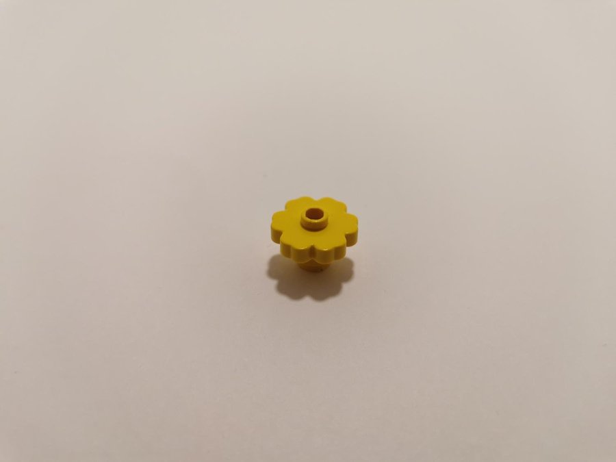 Lego - växt - blomma - 2x2 - part 4728 - gul