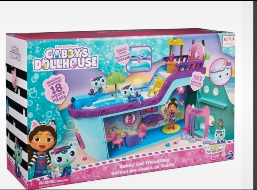 Gabby's dollhouse Cruise ship!