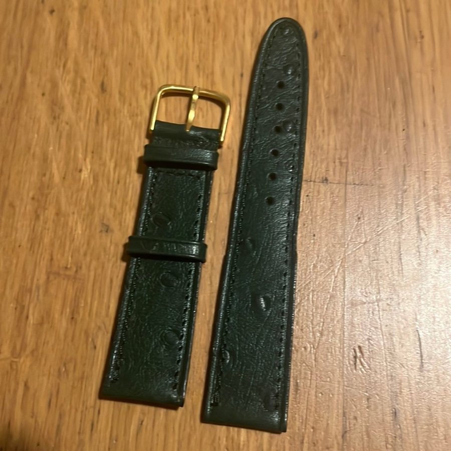 Klockarmband 18mm mörkgrön