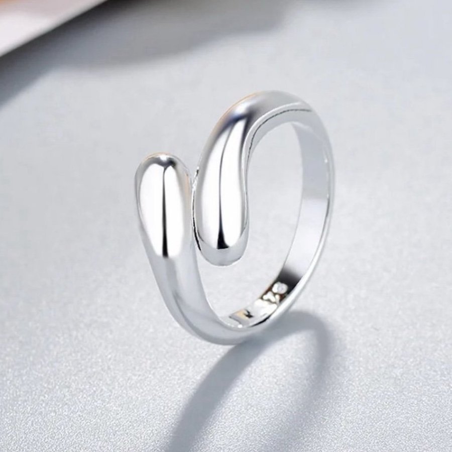 Vacker 925 Silver Ring - NY - Droppe -