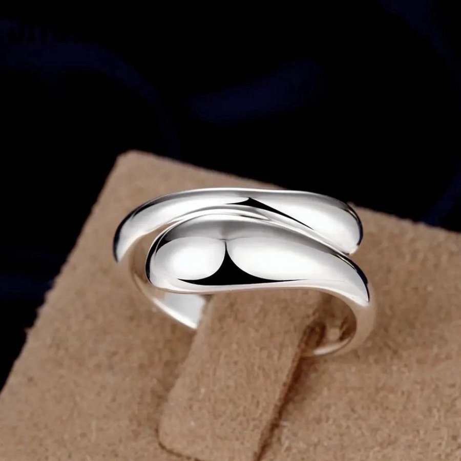 Vacker 925 Silver Ring - NY - Droppe -